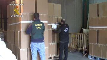 Operación policial por contrabando de tabaco