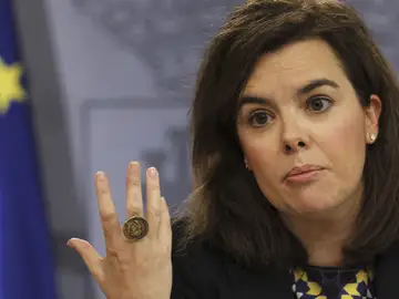 Soraya Sáenz de Santamaría, tras el Consejo de Ministros Soraya Sáenz de Santamaría, tras el Consejo de Ministros