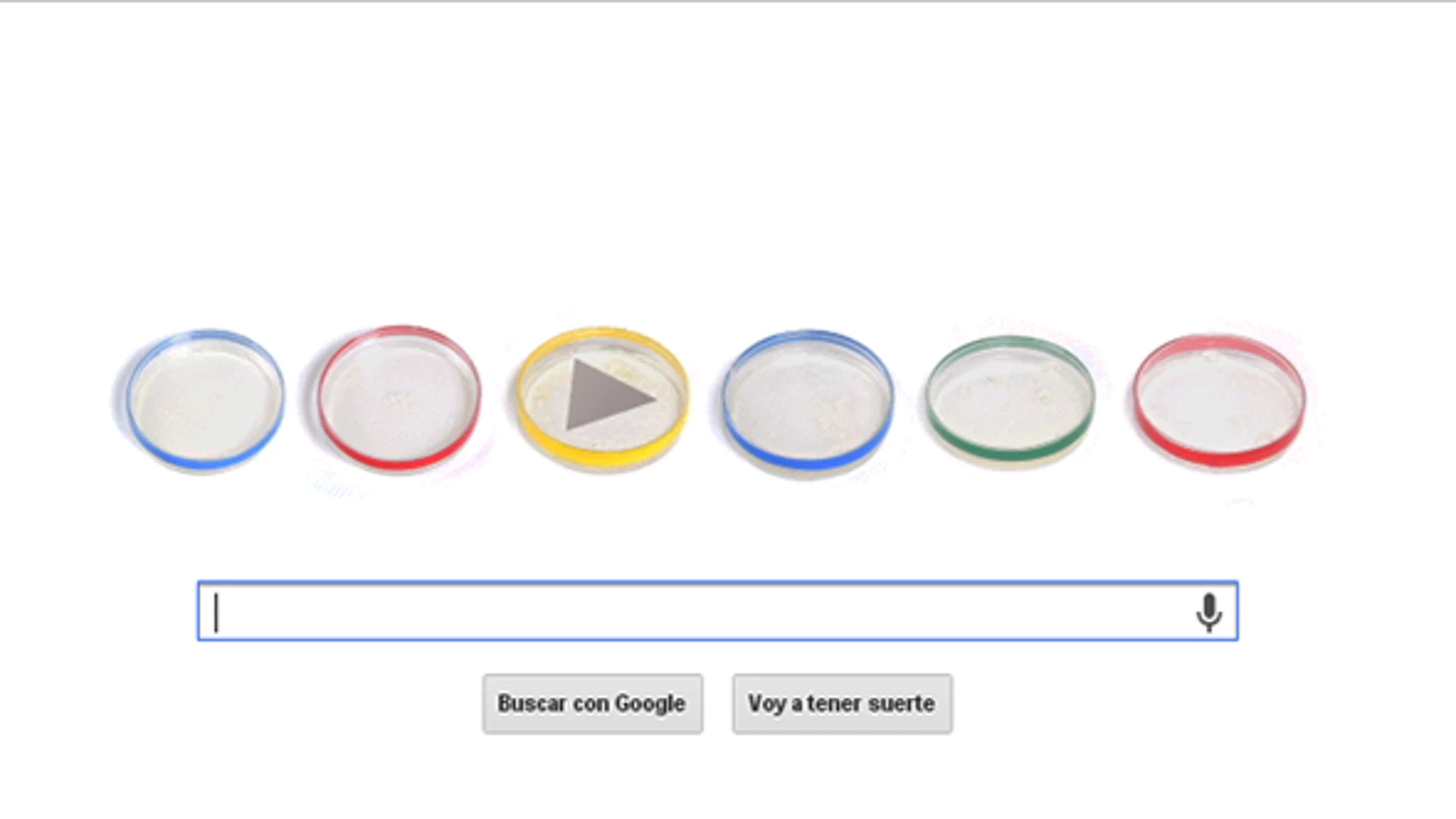 Doodle basado en las placas de petri. Doodle basado en las placas de petri.