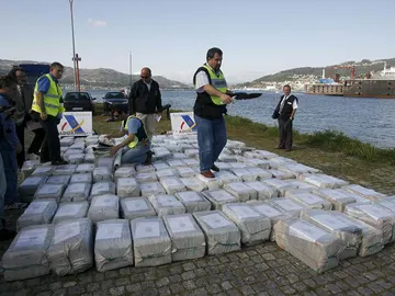 El asalto a un pesquero con 3.000 kilos de cocaína se salda con 21 detenidos El asalto a un pesquero con 3.000 kilos de cocaína se salda con 21 detenidos