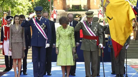 Los Reyes y los Príncipes en el Día de las Fuerzas Armadas Los Reyes y los Príncipes en el Día de las Fuerzas Armadas