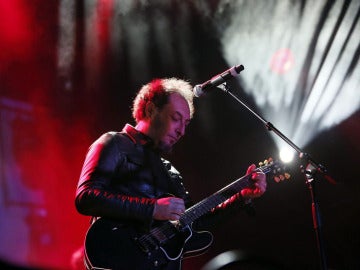 El cantante y guitarrista Juan Ramón Rodríguez "Jota", del grupo Los Planetas
