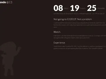 El web de Nintendo para el E3 El web de Nintendo para el E3