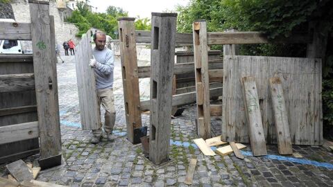 Pamplona se prepara para San Ferm&iacute;n