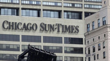 Fachada del diario Chicago Sun-Times.