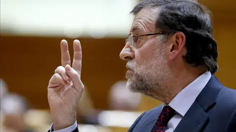 Mariano Rajoy en el Senado Mariano Rajoy en el Senado
