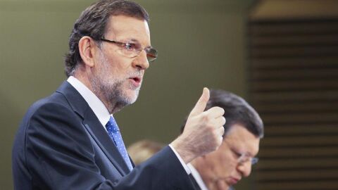 Mariano Rajoy con Jos&eacute; Manuel Durao Barroso