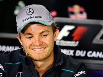Rosberg en rueda de prensa de la FIA en Montreal