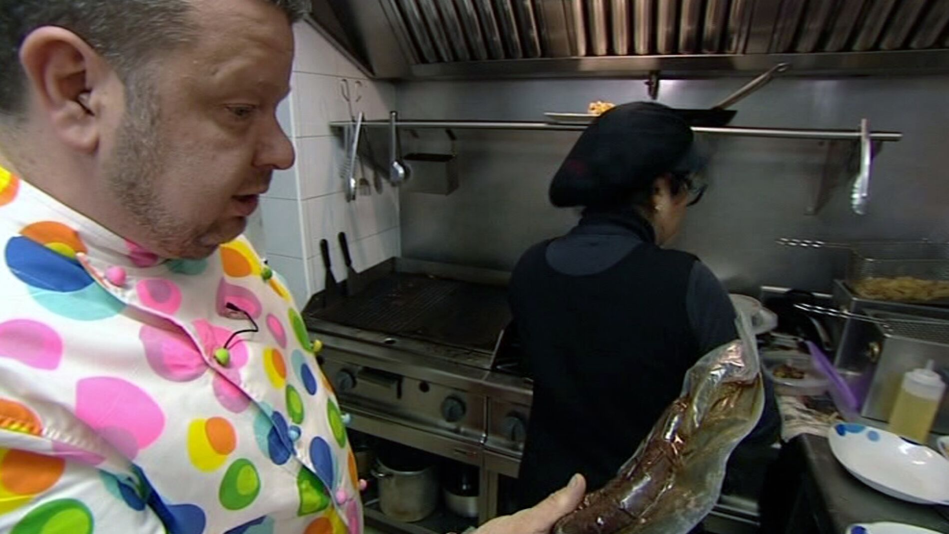 Chicote revisa la cocina