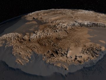 La NASA muestra como sería la Antartida sin hielo