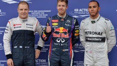 Pole en agua de Vettel sobre el Gilles Villeneuve con Alonso sexto