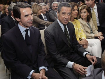 Aznar junto a Eduardo Zaplana, Ana Botella y Sáenz de Santamaría