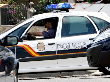 Un coche de la Policía Nacional