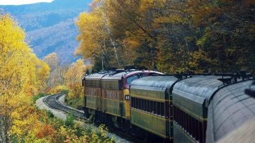A bordo del Conway Scenic Railroad