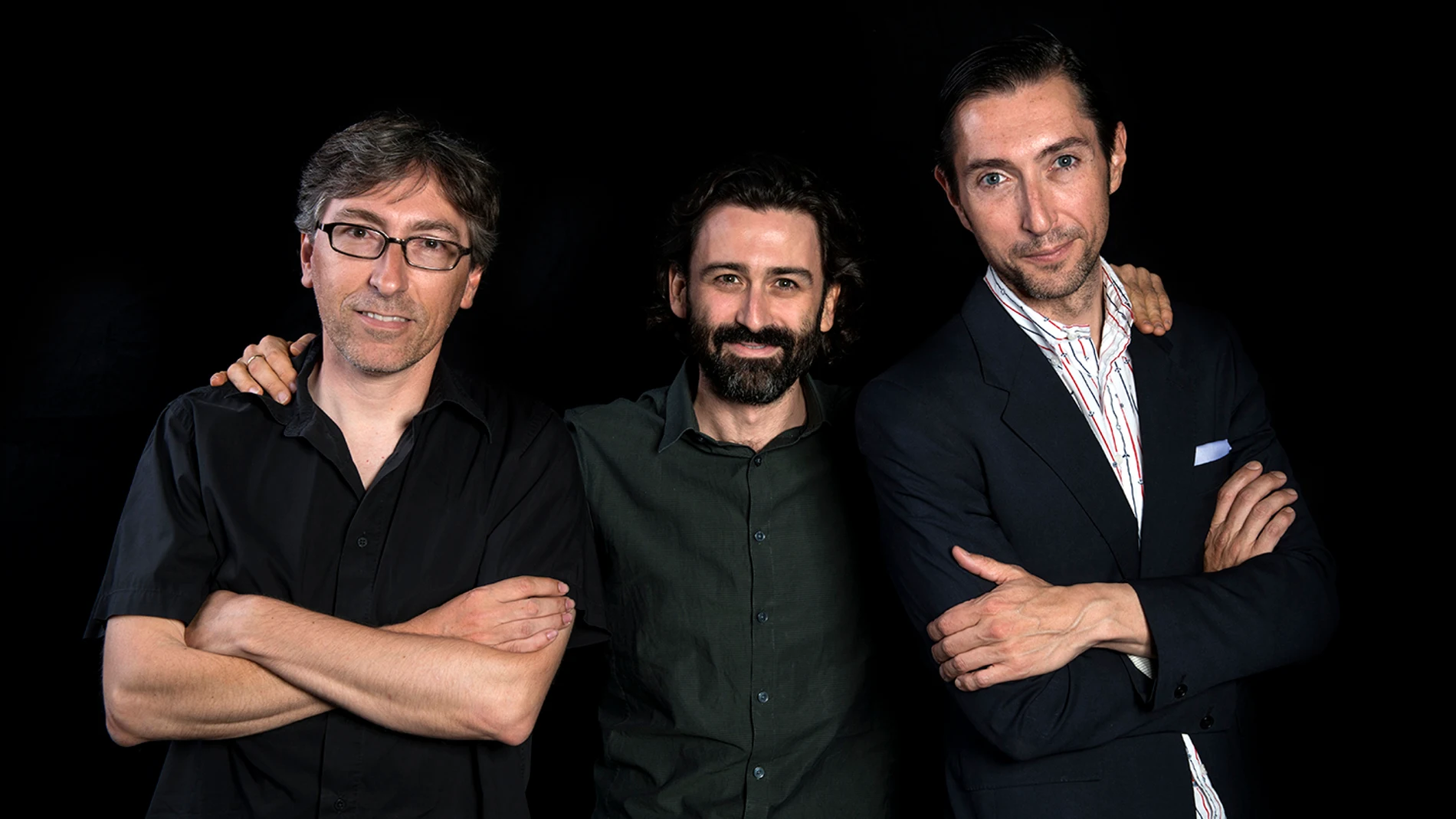 David Trueba, Javier Limón y Toni Garrido David Trueba, Javier Limón y Toni Garrido