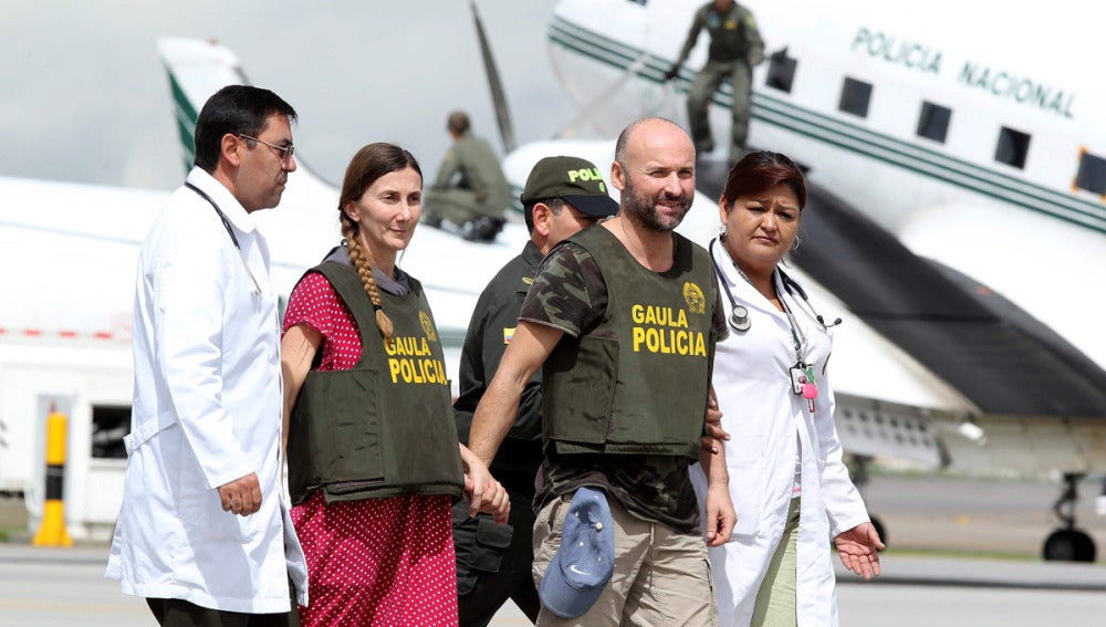 Los dos españoles secuestrados en Colombia