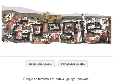 Doodle celebrando el Milenio de Granada Doodle celebrando el Milenio de Granada
