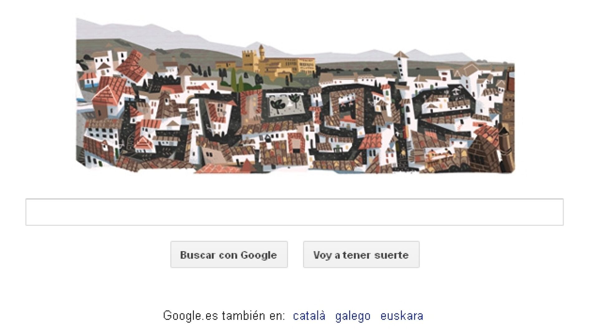 Doodle celebrando el Milenio de Granada