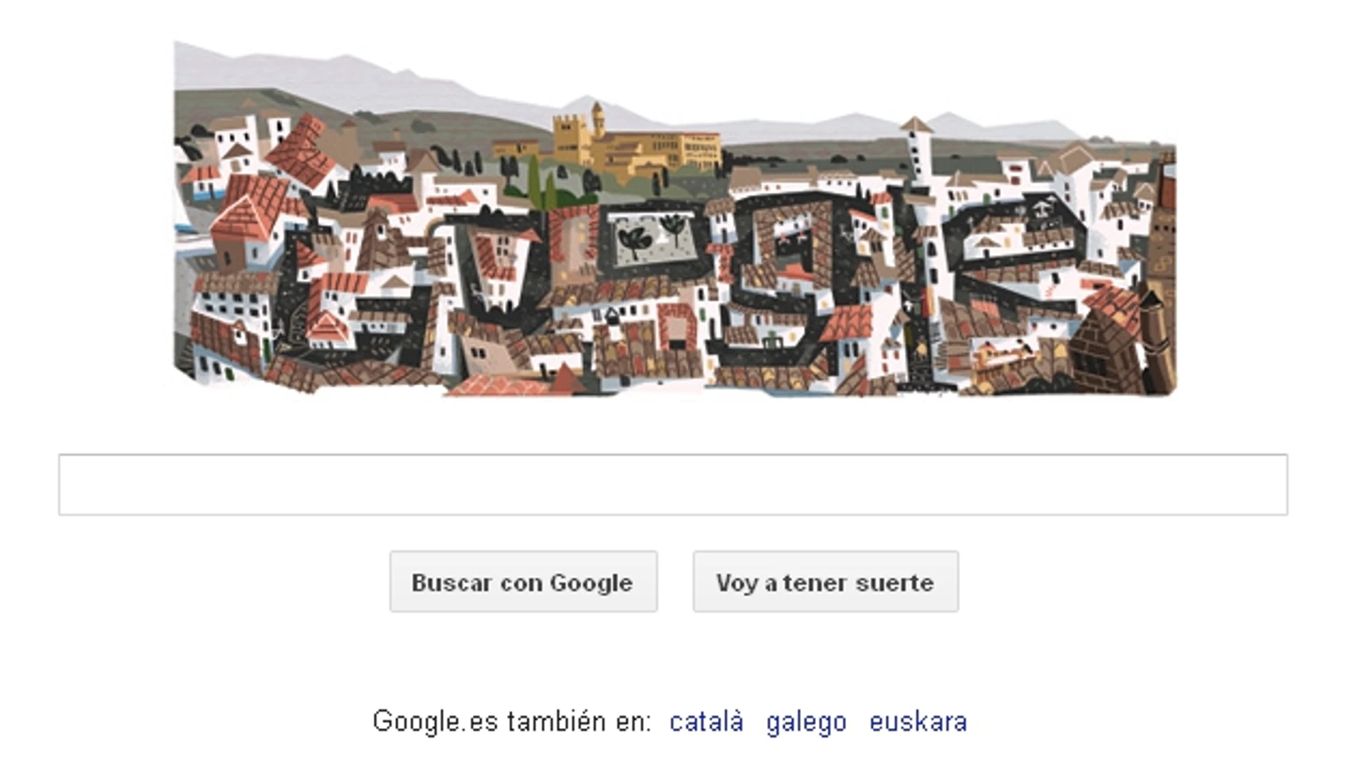 Doodle celebrando el Milenio de Granada Doodle celebrando el Milenio de Granada