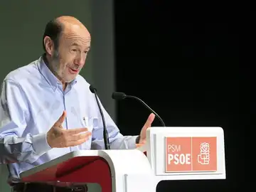 El líder socialista, Alfredo Pérez Rubalcaba El líder socialista, Alfredo Pérez Rubalcaba