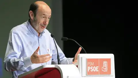 El líder socialista, Alfredo Pérez Rubalcaba El líder socialista, Alfredo Pérez Rubalcaba