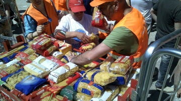 Campaña de recogida de alimentos de Mensajeros de la Paz