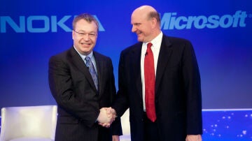 Stephen Elop y Steve Ballmer, en otros tiempos no tan lejanos