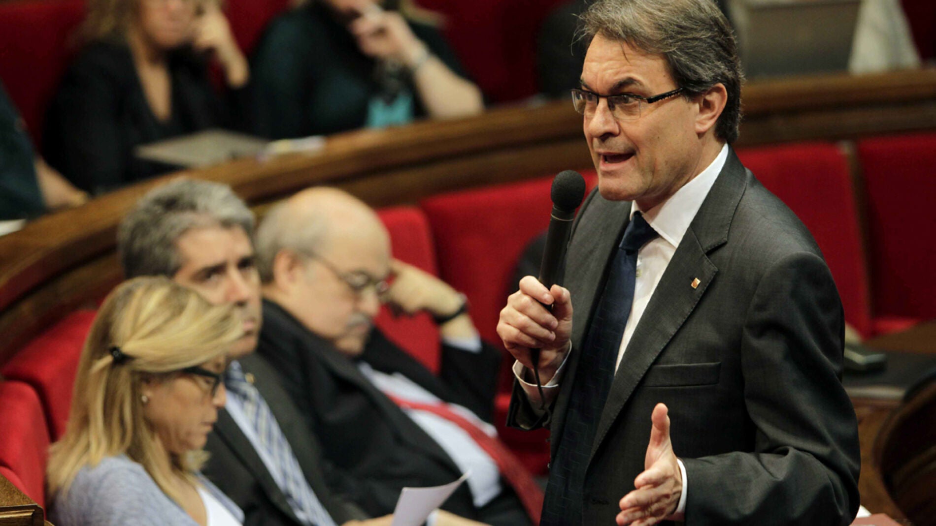 El presidente de la Generalitat, Artur Mas