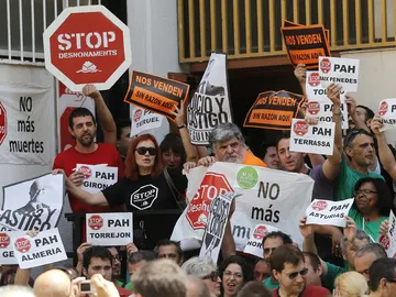 Afectados por las preferentes se manifiestan Afectados por las preferentes se manifiestan