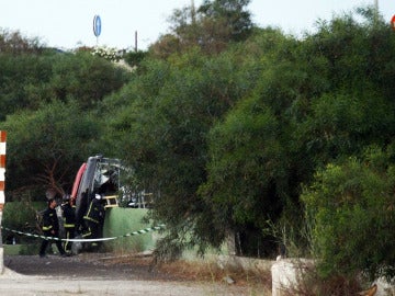 Accidente de autobús en Alicante