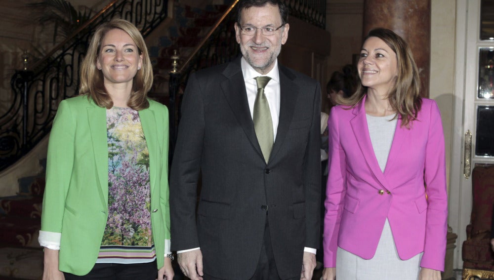 Arantza Quiroga, Mariano Rajoy y De Cospedal