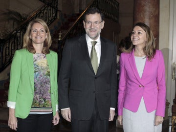 Arantza Quiroga, Mariano Rajoy y De Cospedal