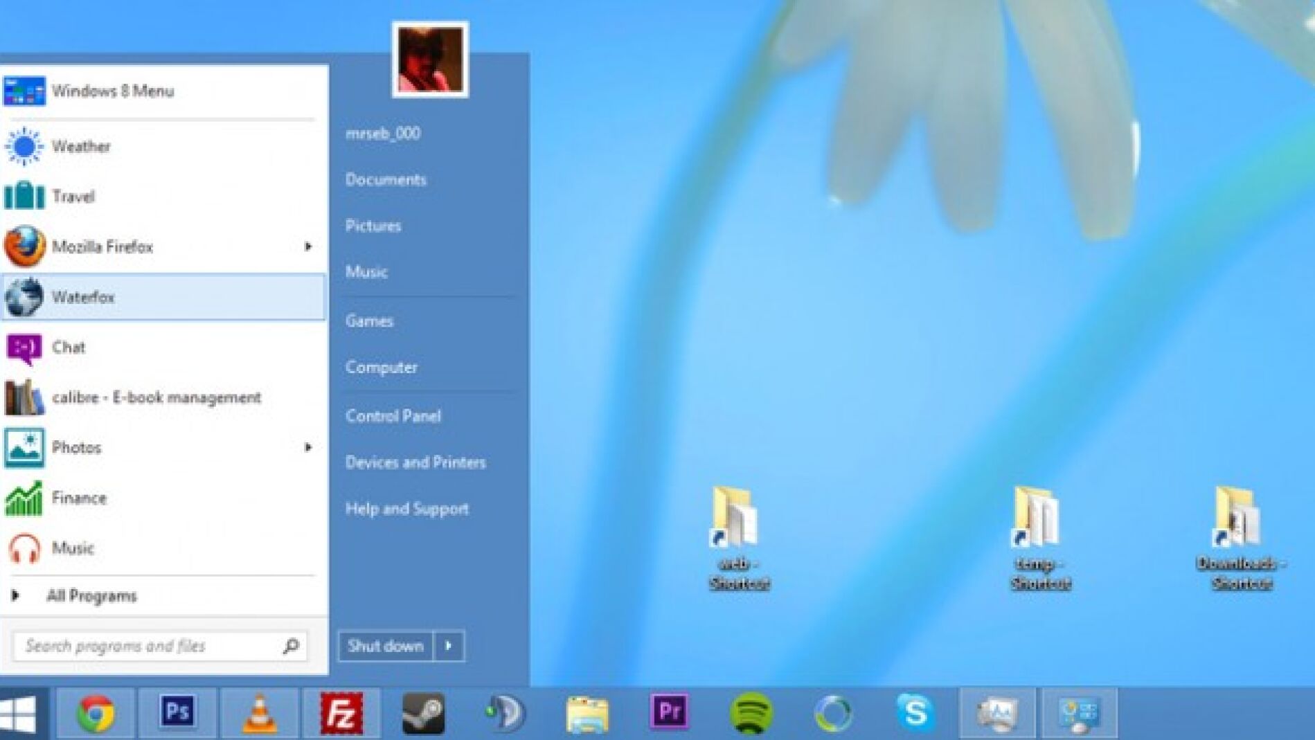 Pantallazo de Windows 8.1