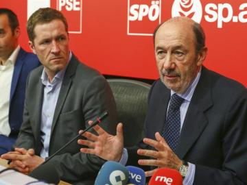 El secretario general del Partido Socialista Obrero Español (PSOE), Alfredo Pérez Rubalcaba