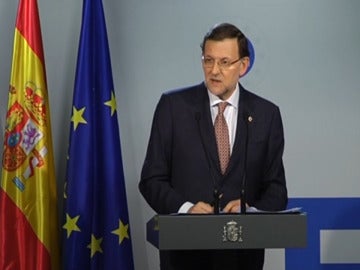 Mariano Rajoy en rueda de prensa