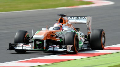 Di Resta sale desde la última plaza en Silverstone por no dar el peso mínimo en Q3