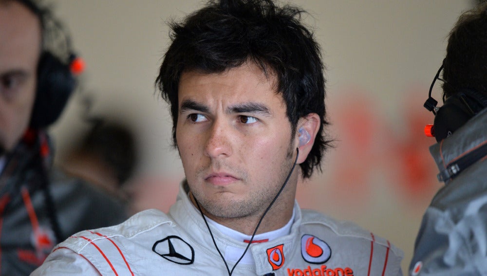 Sergio P&eacute;rez, pensativo