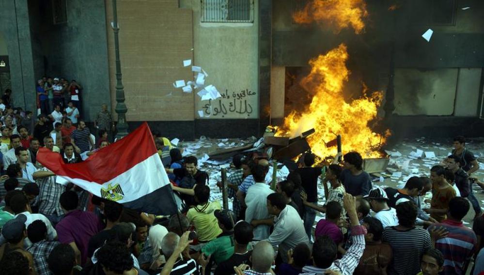 Manifestaciones en Alejandría contra el presidente Mursi