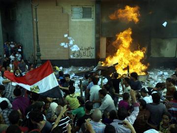 Manifestaciones en Alejandría contra el presidente Mursi