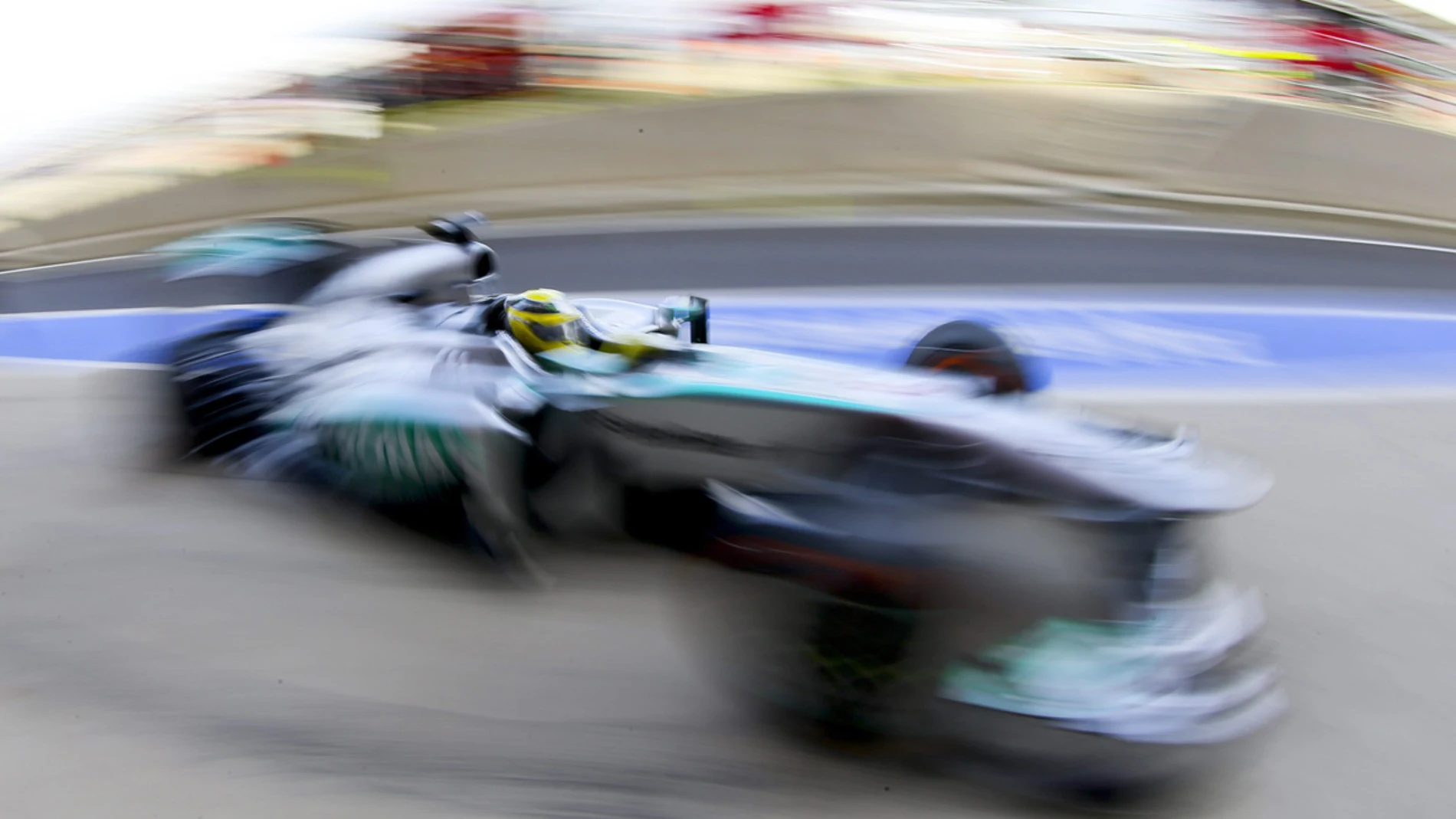 Rosberg practica el 'efecto distorsión'