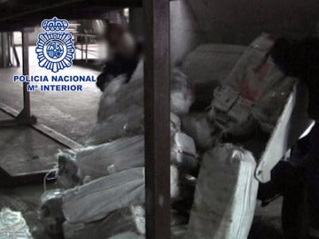 Los más de 3.400 kilos de cocaína incautados el mes pasado en la operación Albatros
