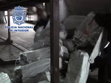Los más de 3.400 kilos de cocaína incautados el mes pasado en la operación Albatros Los más de 3.400 kilos de cocaína incautados el mes pasado en la operación Albatros