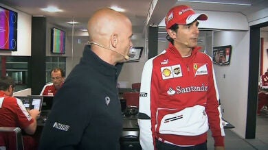 De la Rosa nos enseña la sala de ingenieros de Ferrari