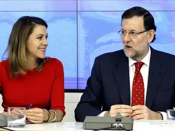 Cospedal y Rajoy, en el Comité Ejecutivo del PP Cospedal y Rajoy, en el Comité Ejecutivo del PP