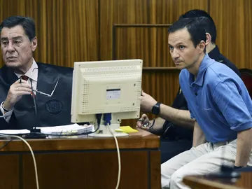 José Bretón en la décima jornada del juicio. José Bretón en la décima jornada del juicio.