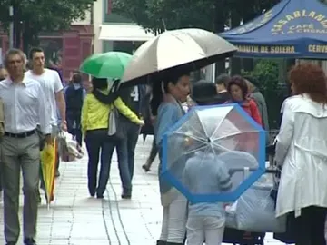 Tormentas en Aragón y Pirineos y cielo cubierto en el Cantábrico Tormentas en Aragón y Pirineos y cielo cubierto en el Cantábrico