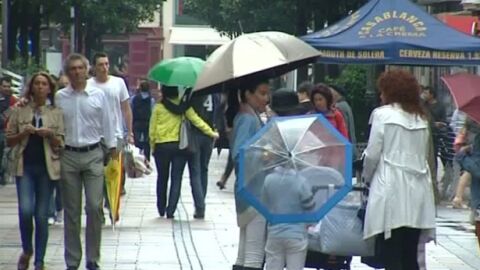 Tormentas en Arag&oacute;n y Pirineos y cielo cubierto en el Cant&aacute;brico