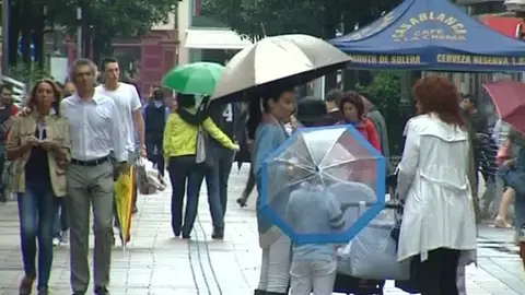 Tormentas en Aragón y Pirineos y cielo cubierto en el Cantábrico Tormentas en Aragón y Pirineos y cielo cubierto en el Cantábrico