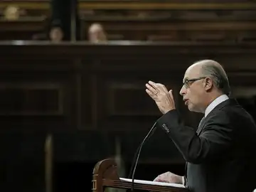 El ministro de Hacienda, Cristóbal Montoro El ministro de Hacienda, Cristóbal Montoro