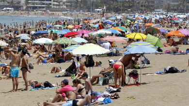 Las altas temperaturas se alivian por el oeste y suben en el este peninsular 
